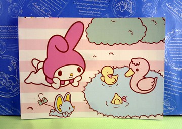 【震撼精品百貨】My Melody 美樂蒂 卡片 看鴨子 震撼日式精品百貨