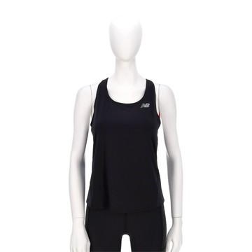 New Balance 女款 黑色 NB 美規 慢跑 訓練 速乾 排汗 運動 無袖上衣 背心 WT41290BK