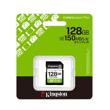 金士頓 KINGSTON SDS3 128G SD記憶卡 Canvas SDXC UHS-I V10 A1