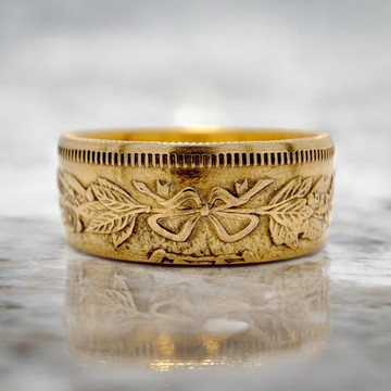 日本錢幣戒指, 日本金屬戒指, 日本女士戒指, 日本男士戒指