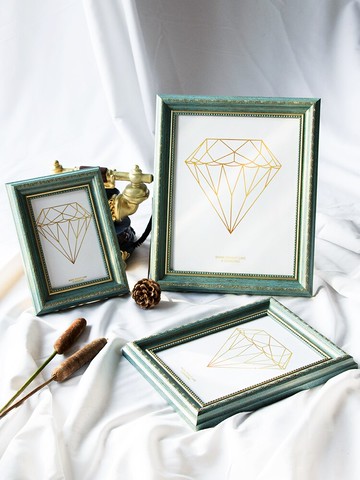 相框*北歐現代簡約16 18 20 24寸4K8開擺臺畫框A3掛墻組合創意相框擺臺 雙十二特惠