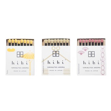 hibi 薰香禮盒組  檜木 + 檀香 + 柚子