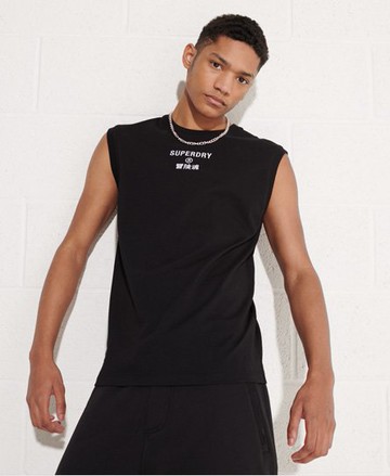 Superdry Men's Men's Corporate Logo Vest Black - Size: L