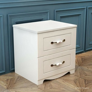 ??快速出貨?? 附發票 床頭櫃置物架簡約現代收納櫃臥室床邊儲物櫃簡易仿實木北歐小櫃子