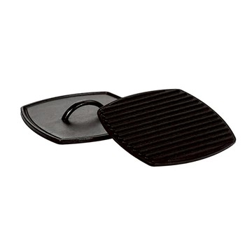 美國 LODGE 美國製方形烙烤紋鑄鐵壓肉板 LPP3