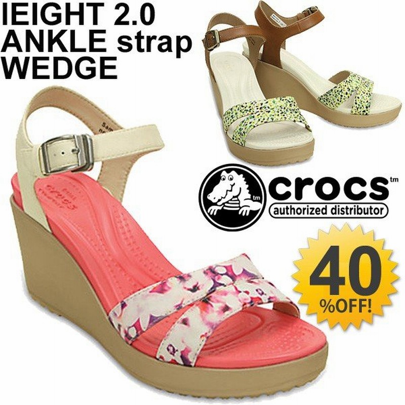 ウエッジサンダル Crocs クロックス レイ 2 0 アンクル ストラップ グラフィック ウェッジ レディース シューズ くつ 花柄 Crocs 2516 通販 Lineポイント最大0 5 Get Lineショッピング