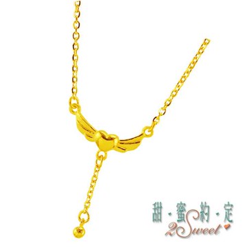 【甜蜜約定】甜蜜純金項鍊-約重1.61錢(NC-S156)