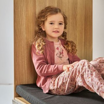 Brands4kids 銀杏粉色莫代爾長褲_Minymo系列