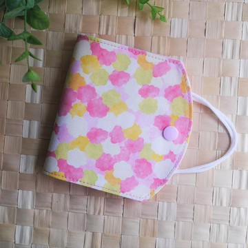限量訂製款=口罩暫存套/口罩收納套=台灣布料=金平糖=粉紅(共3色)