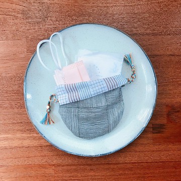 雙面圈圈小袋 / good day