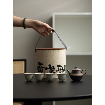棠頌丨手工老巖泥高檔茶壺一壺四杯套裝家用功夫茶具商務伴手禮