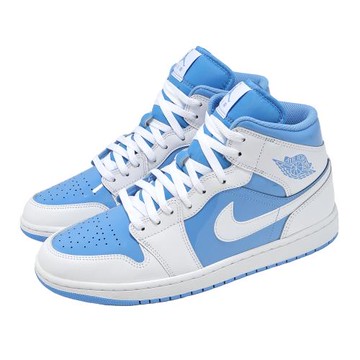 Nike 休閒鞋 Air Jordan 1 Mid SE 男鞋 白 藍 喬丹 AJ1 FZ2142-114