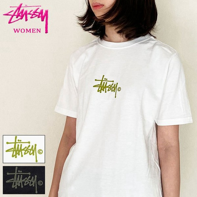 ステューシー Tシャツ 半袖 Stussy レディース Women Basic Logo Stussy Tee T Shirts カットソー トップス 女性用 Usaモデル 正規 通販 Lineポイント最大0 5 Get Lineショッピング