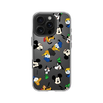 iPhone 16 Pro Clear Case（相機按鈕） 透明 - 迪士尼-米奇 Mickey - Sticker-米奇與他的朋友