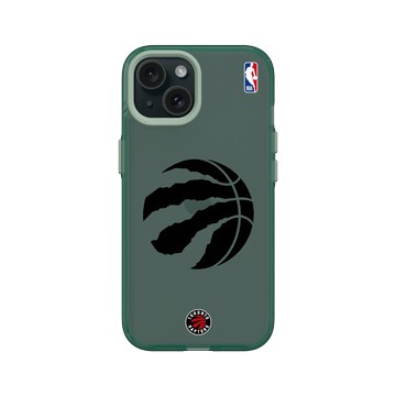 iPhone 15 Clear 憂墨綠 - NBA - B&W-多倫多暴龍 Toronto Raptors B&W