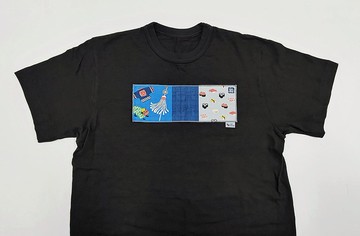小牛村 男女 竹節棉 短袖上衣 T-shirt T恤 / 和風壽司