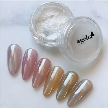 ageha gel 鏡面粉 玻璃美艷 棕色系  糖果鏡面粉
