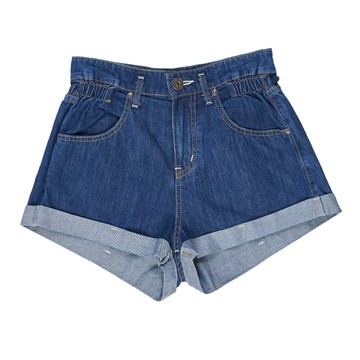 5th STREET｜女裝｜反摺牛仔短褲｜石洗綠