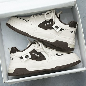 鞋子男潮鞋秋冬款小眾設計感潮牌運動板鞋初中男生百搭休閑鞋