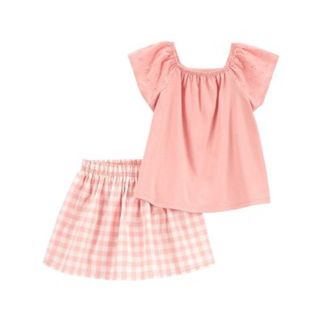 【Carter’s官方授權】小童青春活力粉2件組套裝(2T-5T,89cm~112cm)