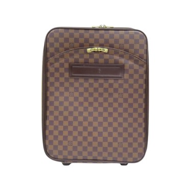 【二手名牌BRAND OFF】LOUIS VUITTON LV 路易威登【再降價】棕色 棋盤格帆布 Pegase 45 行李箱 N23293