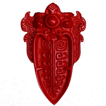 硃砂項鍊饕餮掛飾-紋劍背雲辟邪轉運男女配件2款74al2【獨家進口】【米蘭精品】