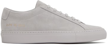 Common Projects 灰色 Achilles Tonal Suede 运动鞋