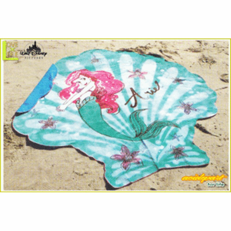 ディズニープリンセス ダイカットビーチタオル オンザシェル アリエル リトルマーメイド 姫 ディズニー レジャー 通販 Lineポイント最大1 0 Get Lineショッピング
