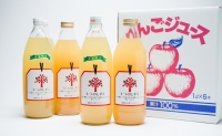 完熟りんごジュース「キラのしずく」1L×6本入り