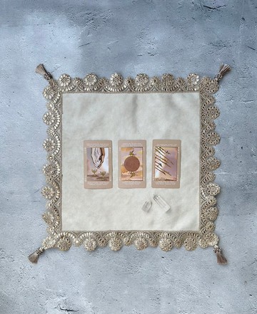 由日本占卜師　純手工製作的　塔羅牌桌布　Made in JAPAN　高級