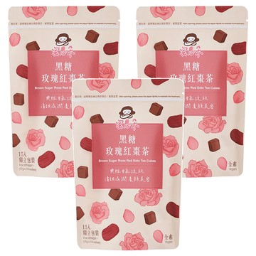 Medolly 蜜思朵 黑糖玫瑰紅棗茶  3個  15包  17g