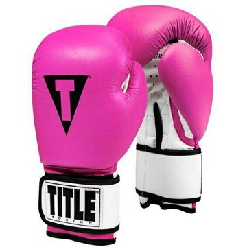 『VENUM旗艦館』TITLE Premier Leather Super Bag Gloves 2.0 拳擊手套 粉色