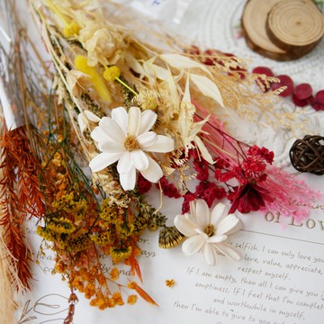 DIY 乾燥花 長枝材料包 極度花燥 永生花 花禮