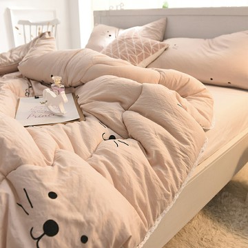 棉被 雙人被胎 被子 冬季被子加厚保暖冬被芯學生宿舍春秋太空棉被單人空調被雙人被褥『FY02146』