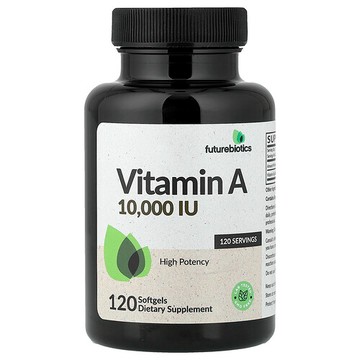 Futurebiotics, 維生素 A，3,000 微克 RAE（10,000 國際單位），120 粒軟膠囊