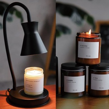 NY LAB 紐約設計百變軟管融燭燈+手工香氛蠟燭任選