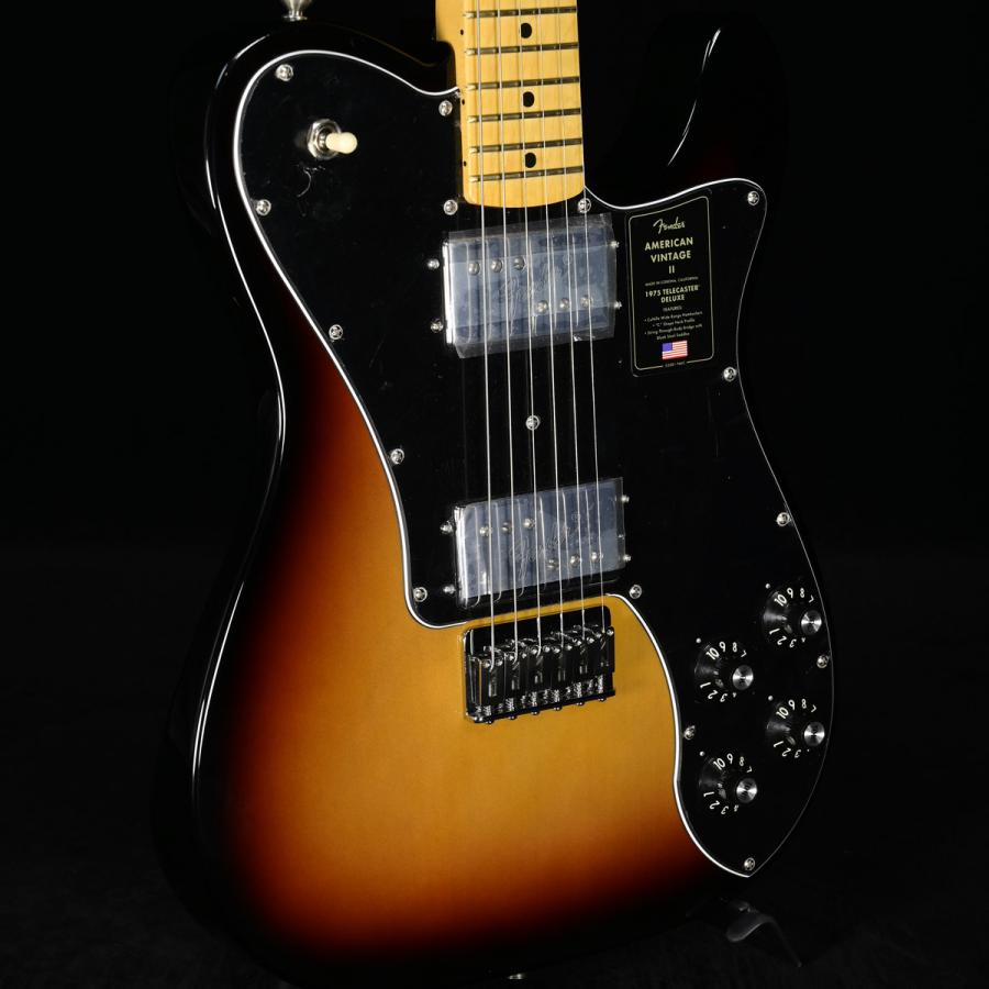 Fender   American Vintage II 1975 Telecaster Deluxe Maple 3-Color Sunburst (アウトレット特価)(S N V12315)(特典付き特価)(名古屋栄店)