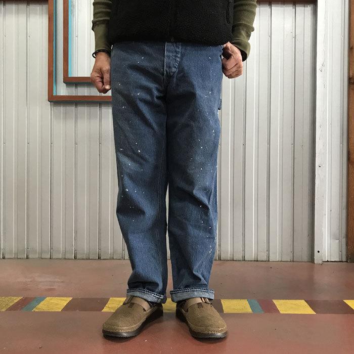 再再再..販 オアスロウ チノパン（ペインター） 紺 M 綿１００％ | www