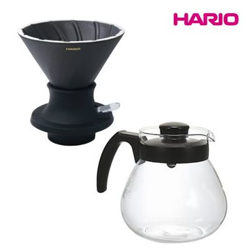 HARIO 阿爾法02浸漬式濾杯套組(球型耐熱玻璃壺1000ml)