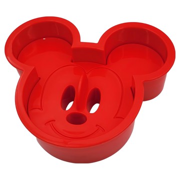 Skater 米奇系列 日本製吐司壓模 頭型  1個  米奇 紅色