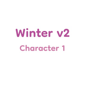 Winter Ver.2 - 人物1 Set pack