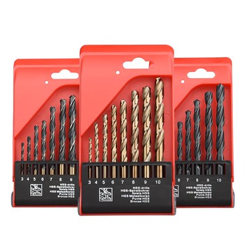鉆頭套裝麻花鉆頭家用金屬打孔木工不銹鋼手電鉆轉頭多功能1-10mm