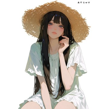 【8 月新品】07-139-0112 人物貼紙 簡約夏日女孩