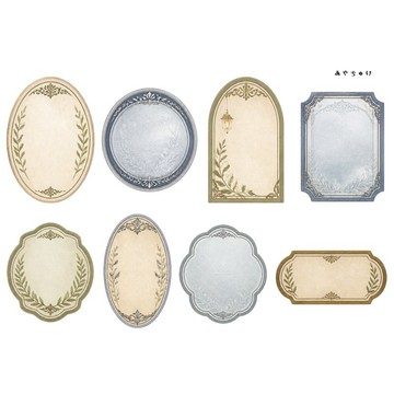 【9 月新品】20-149-0216 裁切紙 幻想復古浪漫喫茶