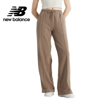 【New Balance】修身長腿棉質寬褲長褲_女性_奶茶色_WP43533MS