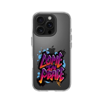 iPhone 16 Pro Clear 透明 - Graffiti / 街頭塗鴉 - 我為和平而來