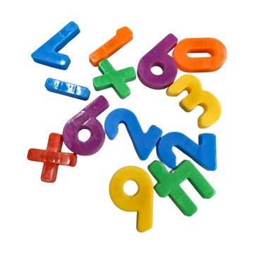 Miniland 磁性數字&符號 Set 54入，STEM玩具，鮮明色彩設計  1組