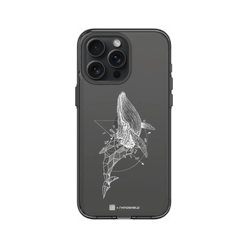 iPhone 15 Pro Max Clear 酷墨灰 - Kerby Rosanes - 鯨魚 - 白