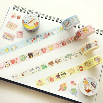 彩印紙膠帶 (6圖) SST-181 裝飾紙膠帶