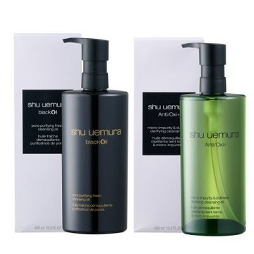 Shu uemura 植村秀 黑米精萃潔顏油/抹茶精萃潔顏油 450ml 任選 台灣專櫃貨